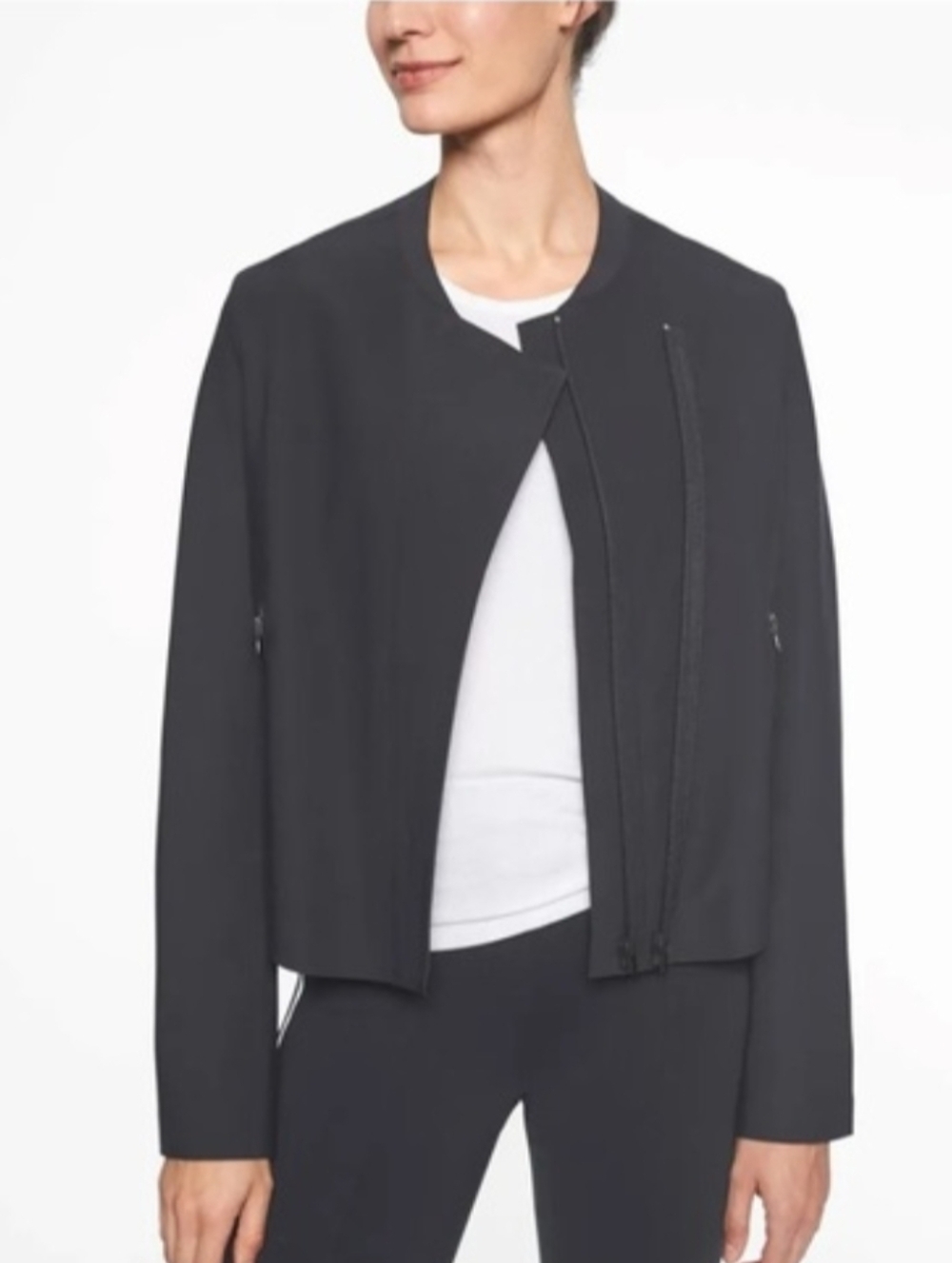 EUC Athleta Stellar Jacket Black Small